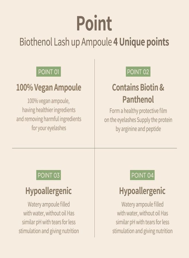 BERRISOM Real Me Biothenol Lash Up Ampoule 1ea (9ml/0.30fl.oz) - VEGAN Eyelash Serum - Image 4